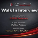 CADD Emirates Walk-In Interview in Dubai